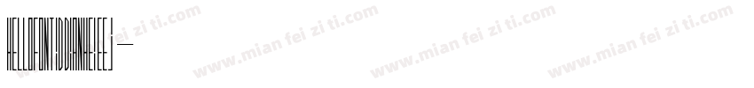 hellofont id dianhei eej字体下载字体转换